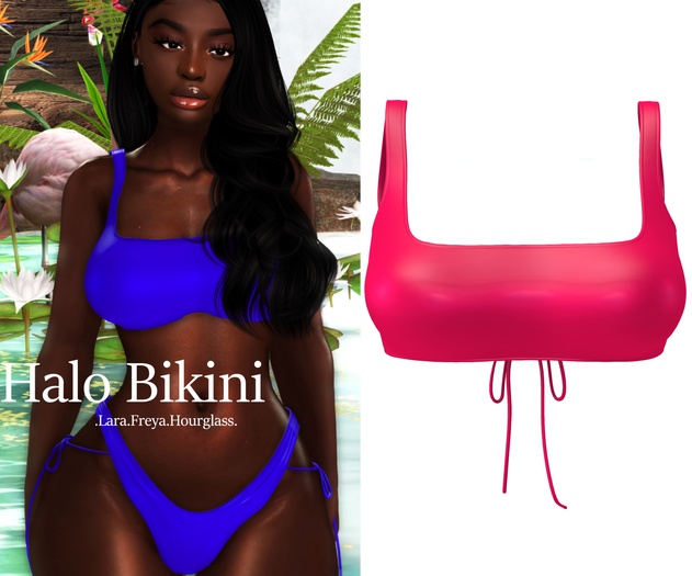 {Monarch} Halo Bikini // Top // Pink