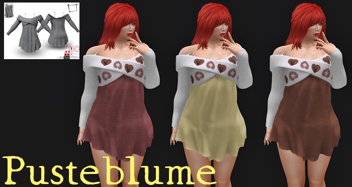 Second Life Marketplace - [Pusteblume] Texture for WC957 Cold Shoulder ...