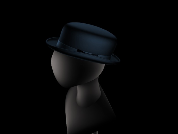 jinnilli'M Gents Ink Bowler Hat - Add!