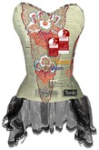 ALB LEELA corset green by AnaLee Balut - SLink Physique & Hourglass, Maitreya, Belleza, Tonic Curvy & Fine, Ocacin