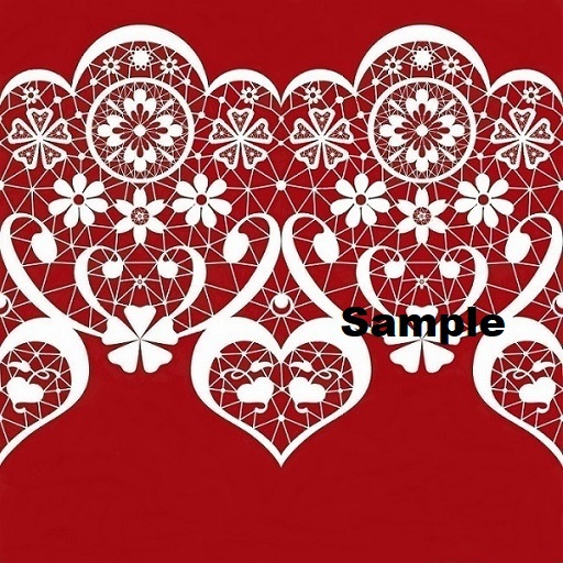 Valentine Lace Heart Texture Seamless CMT