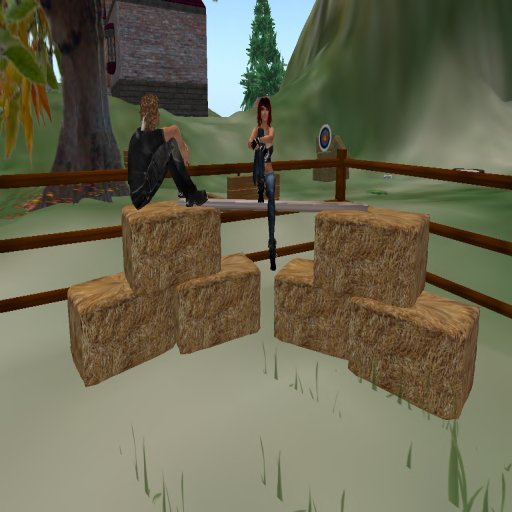 Riv's Hay Bale Seating Set (Box)