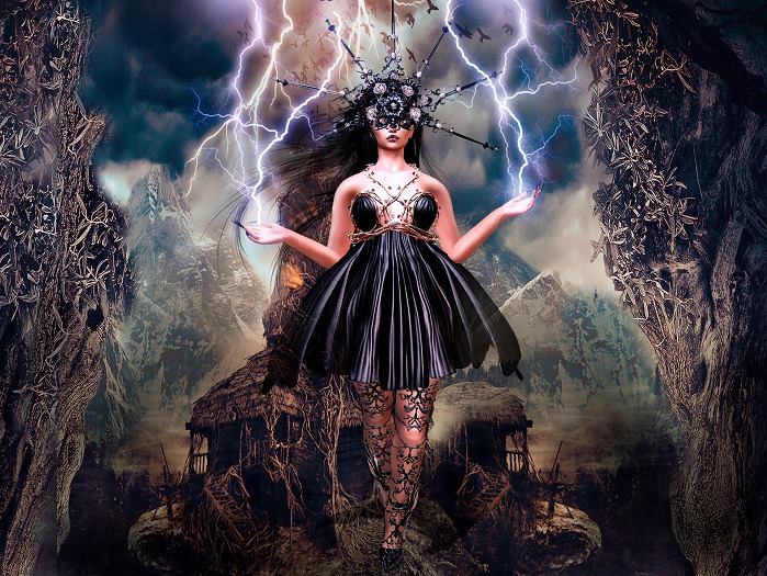 :Moon Amore: Ethereal Time/ Black - Set - Maitreya