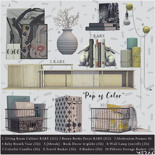 [Merak] - Living Room Cabinet RARE