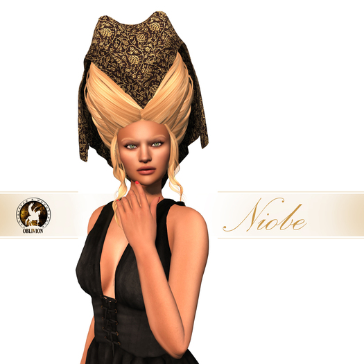 F&M Oblivion * Niobe * DEMO - medieval - renaissance - fantasy hairstyle