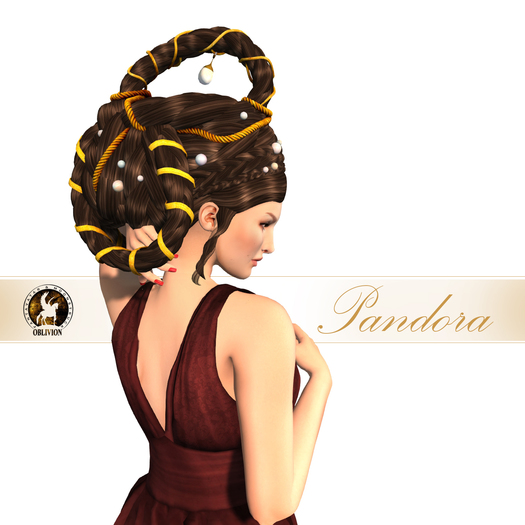 F&M Oblivion * Pandora * DEMO - medieval renaissance fantasy hairstyle
