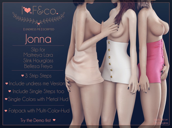 [I<3F] - Jonna [undress me] - Fatpack