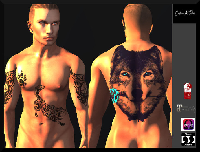 wolf2 Custom M&C tattoo