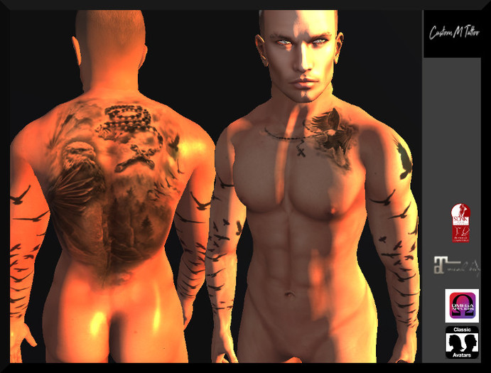 N36 eagle Custom M&C tattoo