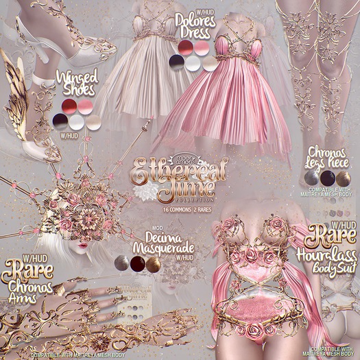 :Moon Amore: Ethereal Time/  Winged Shoes - WINE