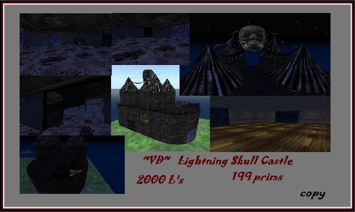 ~VD~ Lightning point skull castle Boxed