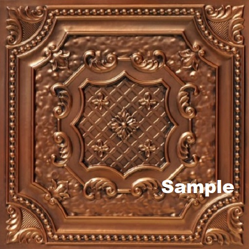 Faux Tin Tile Texture Seamless CM