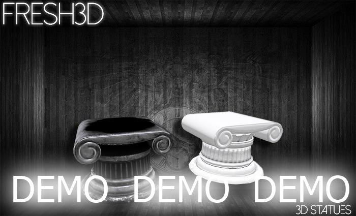 Fresh3D STATUE STANDS-DEMO