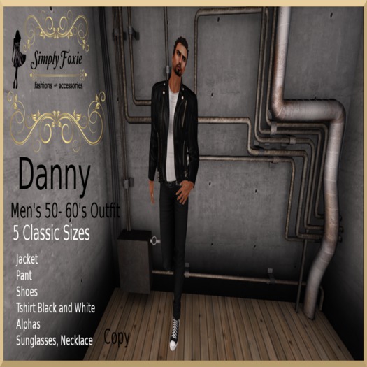 Danny 50 -60's Men's Outfit (Boxed)