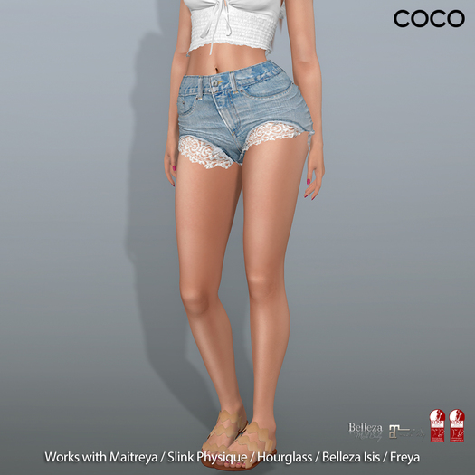 *COCO*_DenimShortsWithLaceTrim_LightBlue