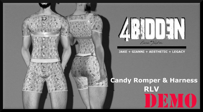 .::4BIDDEN::. Candy Romper & Harness DEMO