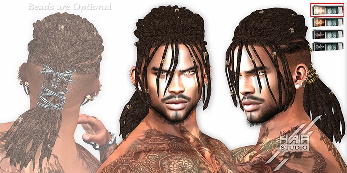 DQ...Beads Mohawk V2 (BLONDE)