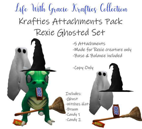 REXIE GHOSTED PACK ATTACHMENTS (Boxed)
