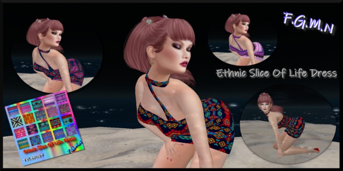 F.G.M.N/Ethnic Slice Of Life Dress/Maitreya Only