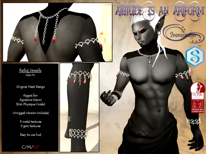 Immersion Crystal: Reliq Jewels- Male