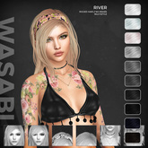 Wasabi // River Mesh Hair - B&W