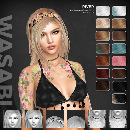 Wasabi // River Mesh Hair - Basics