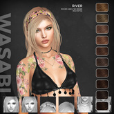 Wasabi // River Mesh Hair - Browns