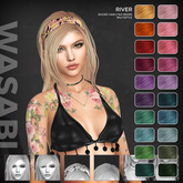 Wasabi // River Mesh Hair - Fireworks