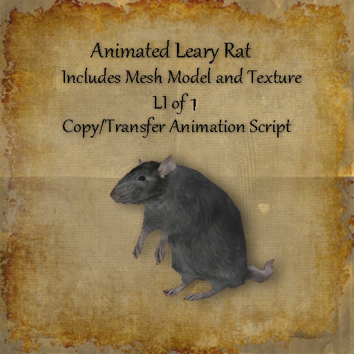 Bad Katz Animated Leary Rat