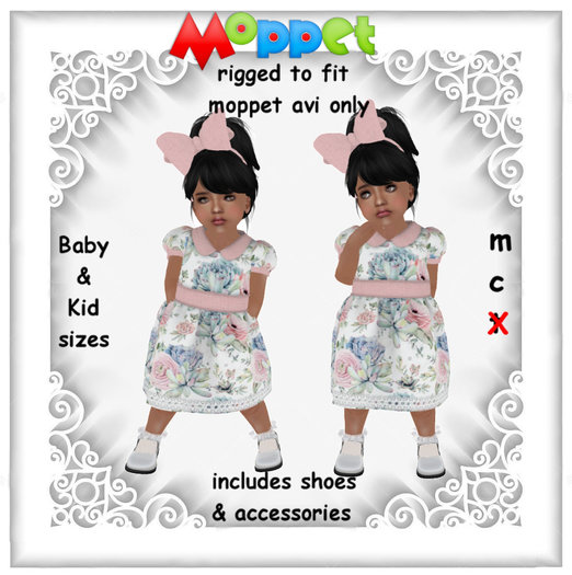 Moppet Rose Garden Set