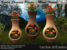 Garden Chiminea Planter - Mixed Flowers