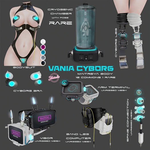 *Tentacio* Vania Cyborg. Cryogenic chamber RARE