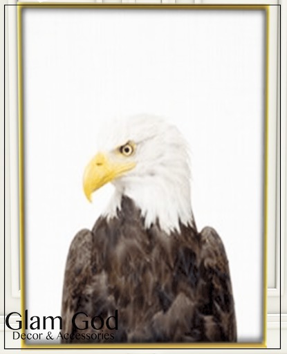 (GlamGod) Baby Nursery Eagle Print