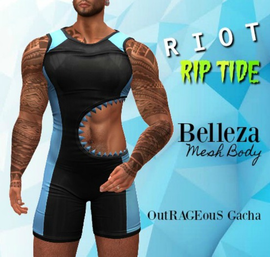 RIOT / Rip Tide - Wetsuit - B.Jake - Glacier