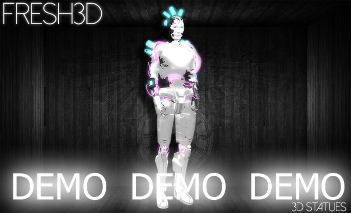 Fresh3D Robot Man STATUE-DEMO