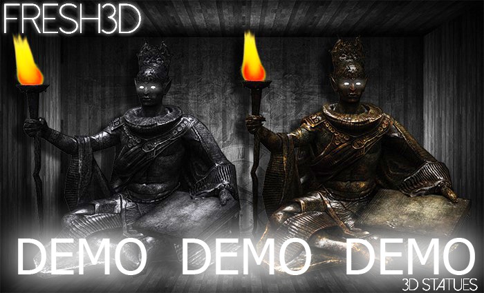 Fresh3D  Wise Man STATUE-DEMO