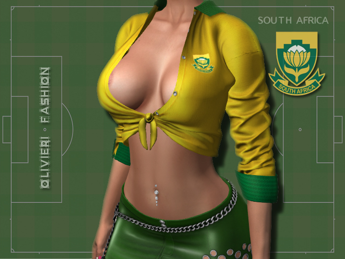 SOUTH AFRICA - SHIRT & SKIRT -