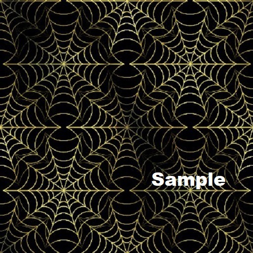 spiderweb Gold & Black Texture Seamless