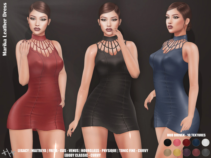 [hh] Marika Leather Dress