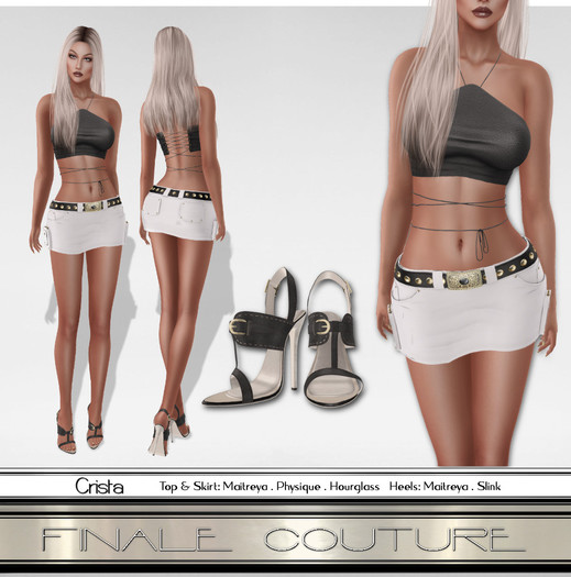 Finale Couture Crista- Smoke(Boxed)