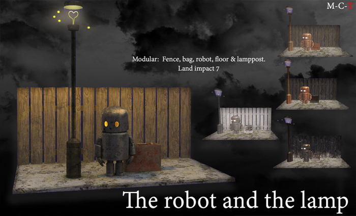 The robot and the lamp ALL PACK