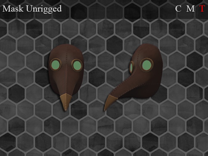 (Black & White) Mask Unrigged