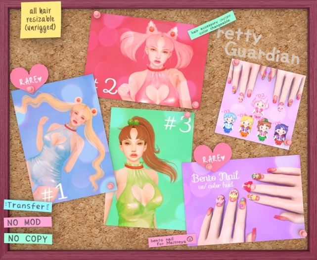 *PH-PL* Pretty Guardian // bento nail #03 (BOX)