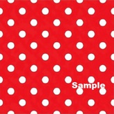 Red & White Polka Dot Texture Seamless CM