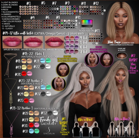 09Sintiklia - Trendy girl - Hair Fayre Colors&pastels