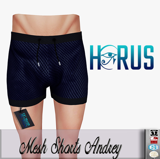 ! Horus: Mesh Shorts Andrey BLUE