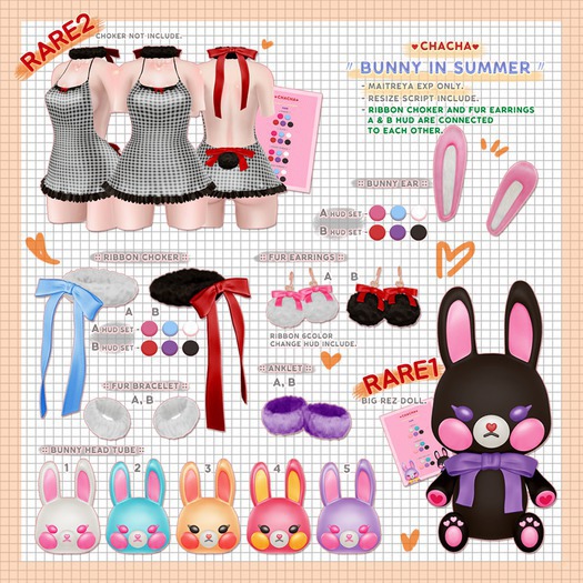 CHACHA. Bunny in Summer / (BOX) RARE 1