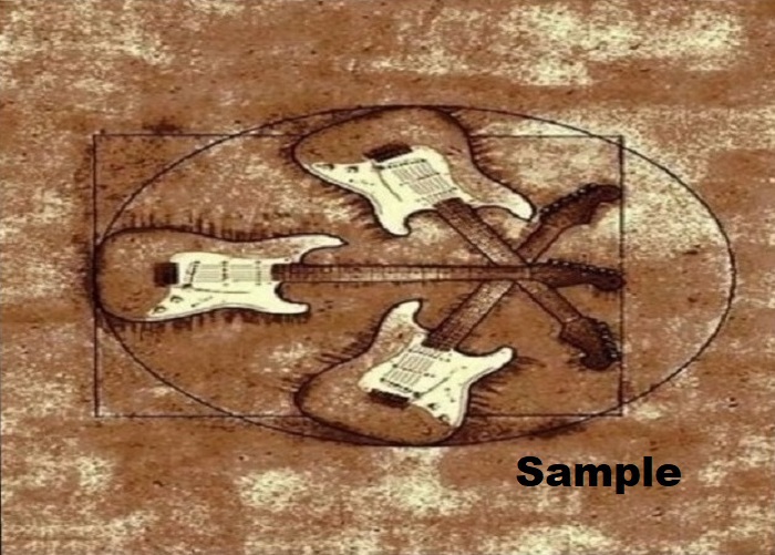 Rock n Roll Gold Rug Texture CM