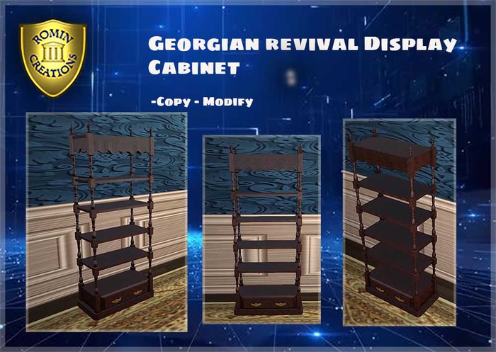 Georgian Revival Display Cabinet