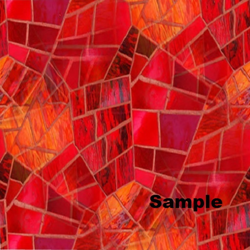 Glass Tile Stained Red Texture CMT